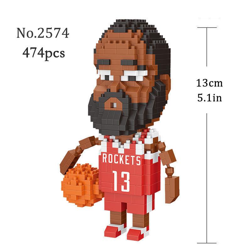 DIY Basketball Player Doll Building Block Toy Gift - Create Your Own Idol