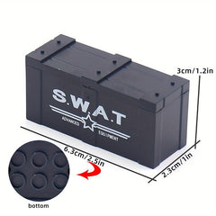Military Weapon Case Building Block Toy for Kids