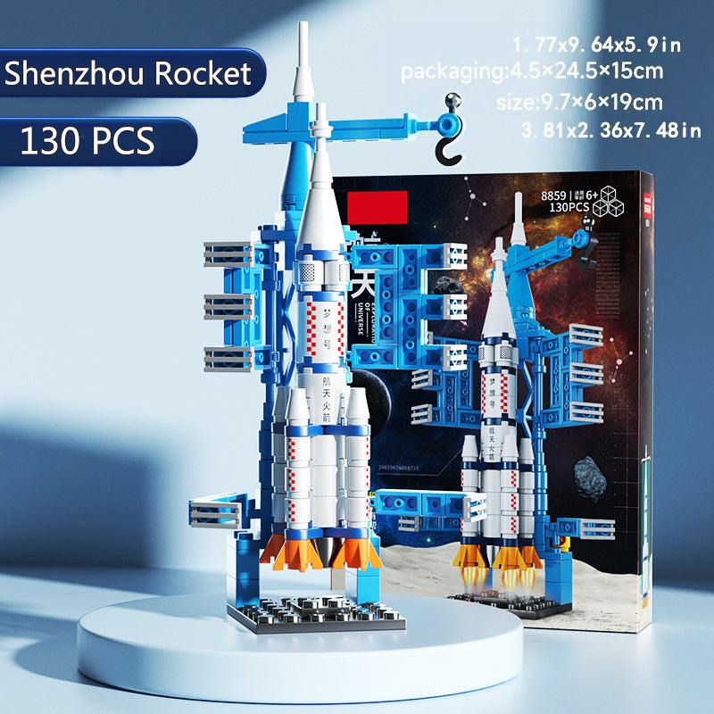 Space Exploration Building Kit - Spaceship Model & Rocket Launch Center