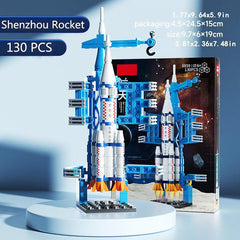 Space Exploration Building Kit - Spaceship Model & Rocket Launch Center