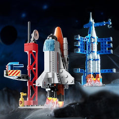 Space Exploration Building Kit - Spaceship Model & Rocket Launch Center