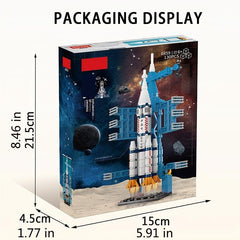 Space Exploration Building Kit - Spaceship Model & Rocket Launch Center