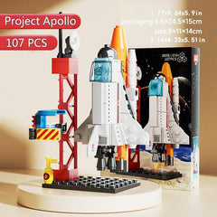 Space Exploration Building Kit - Spaceship Model & Rocket Launch Center