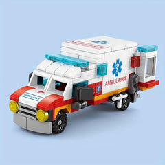 6 In 1 Ambulance Building Blocks DIY Vehicles Model