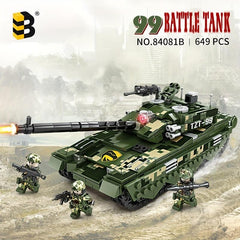 Building Blocks Kit Toy Type 99 Tank Toy Gift Military Series