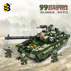 Building Blocks Kit Toy Type 99 Tank Toy Gift Military Series