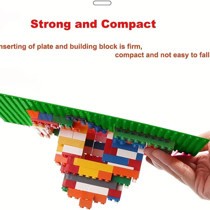 6 Packs Classic Baseplates Building Plates 100% Compatible 7 X 7 Multicolored