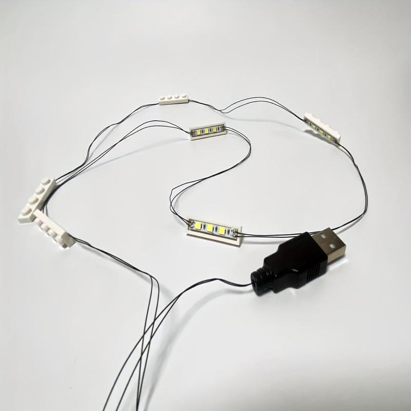 LYBMTWF LED Brick Lighting 1x4 Bricks USB Powered 100% Compatible