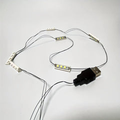 LYBMTWF LED Brick Lighting 1x4 Bricks USB Powered 100% Compatible
