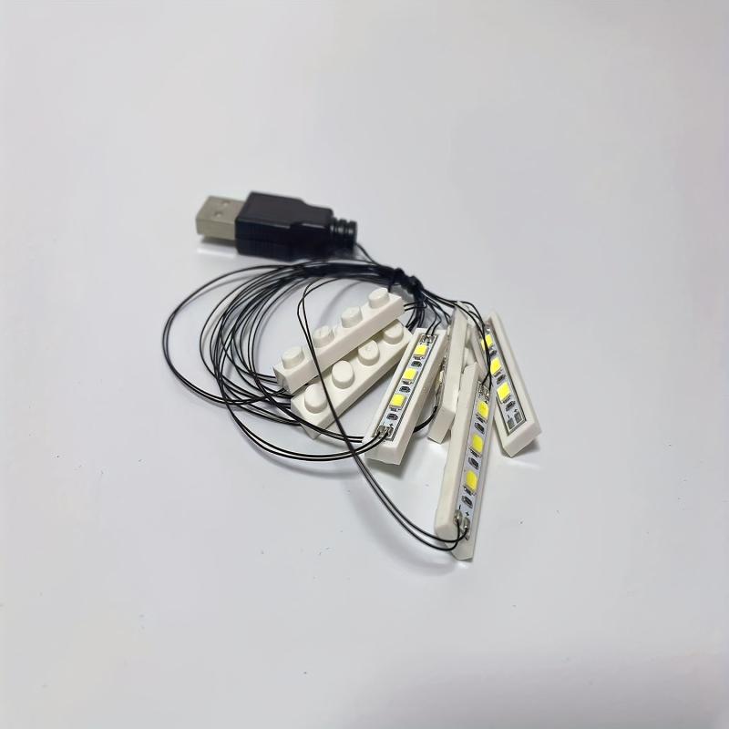 LYBMTWF LED Brick Lighting 1x4 Bricks USB Powered 100% Compatible