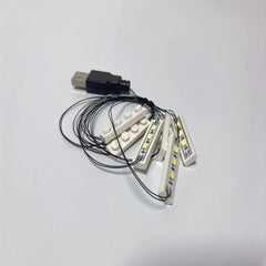 LYBMTWF LED Brick Lighting 1x4 Bricks USB Powered 100% Compatible