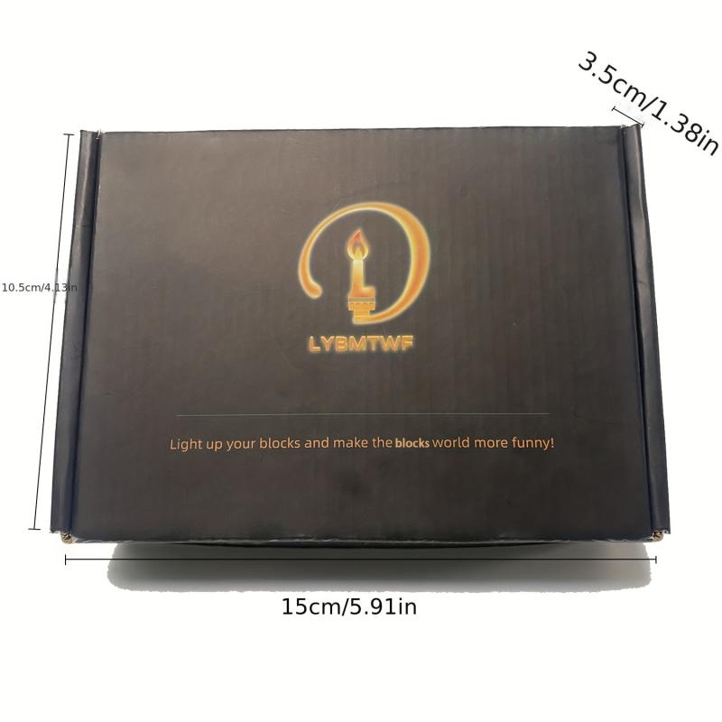 LYBMTWF LED Brick Lighting 1x4 Bricks USB Powered 100% Compatible