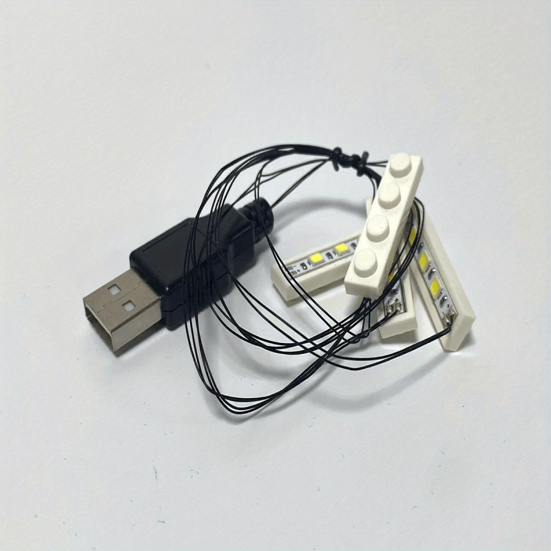 LYBMTWF LED Brick Lighting 1x4 Bricks USB Powered 100% Compatible