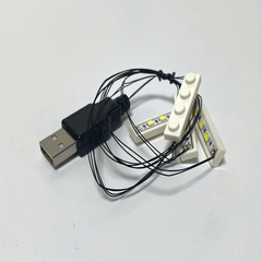 LYBMTWF LED Brick Lighting 1x4 Bricks USB Powered 100% Compatible