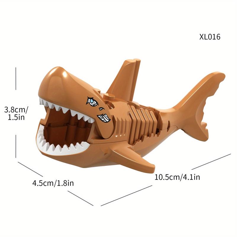 Creative Shark Animal Building Blocks Toy - Perfect Gift