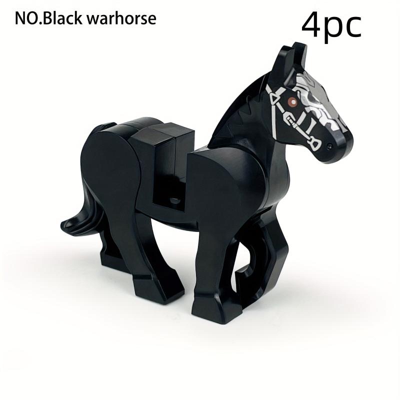 Knight Horse Building Blocks for Character Toy Halloween Thanksgiving