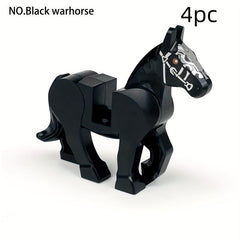 Knight Horse Building Blocks for Character Toy Halloween Thanksgiving