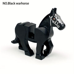 Knight Horse Building Blocks for Character Toy Halloween Thanksgiving