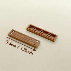 20pcs City Wooden Building Blocks House Accesso