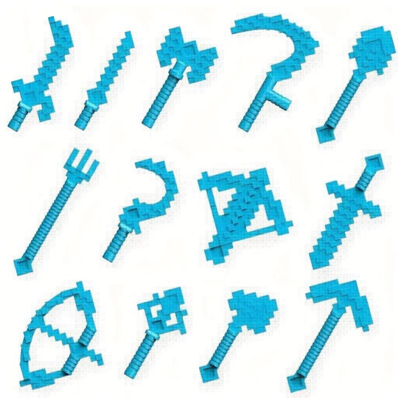 78pcs Colorful Weapon Equipment Building Blocks Toys