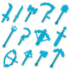 78pcs Colorful Weapon Equipment Building Blocks Toys