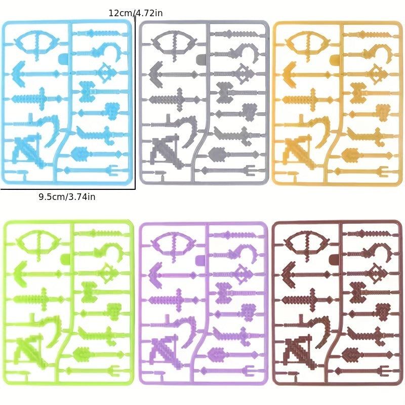 78pcs Colorful Weapon Equipment Building Blocks Toys