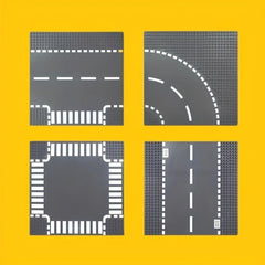 Urban Street Classic Building Blocks, Perfect for Road Scenes