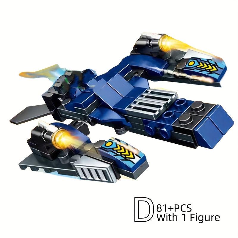 Space Fighter Building Blocks Mech Battle Starship Building Blocks