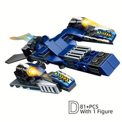Space Fighter Building Blocks Mech Battle Starship Building Blocks