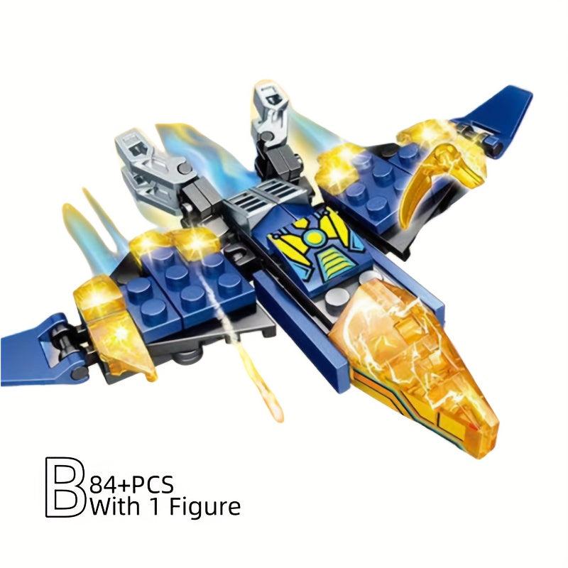 Space Fighter Building Blocks Mech Battle Starship Building Blocks