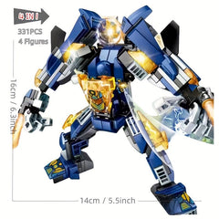 Space Fighter Building Blocks Mech Battle Starship Building Blocks