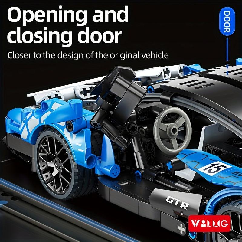 Build Your Own Sports Car Educational Building Block Toy Set for Kids