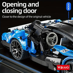 Build Your Own Sports Car Educational Building Block Toy Set for Kids