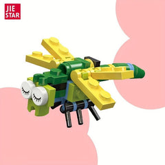31pcs Simulative Dragonfly Insect Building Blocks Educational Toy