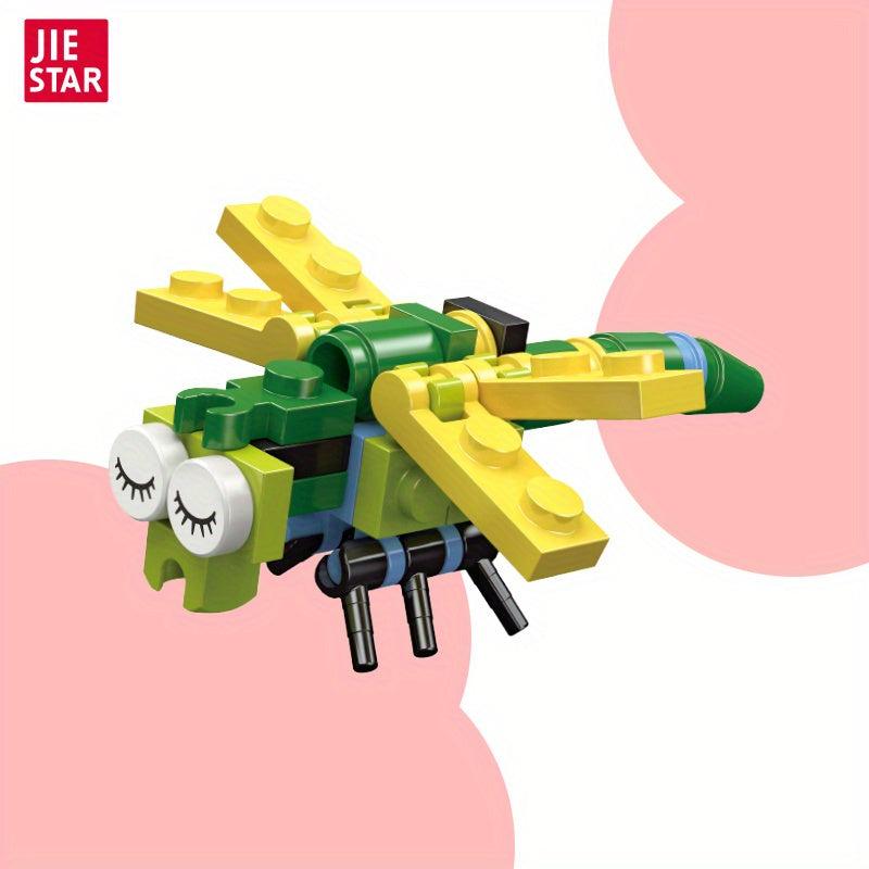 31pcs Simulative Dragonfly Insect Building Blocks Educational Toy