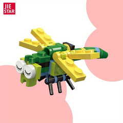 31pcs Simulative Dragonfly Insect Building Blocks Educational Toy