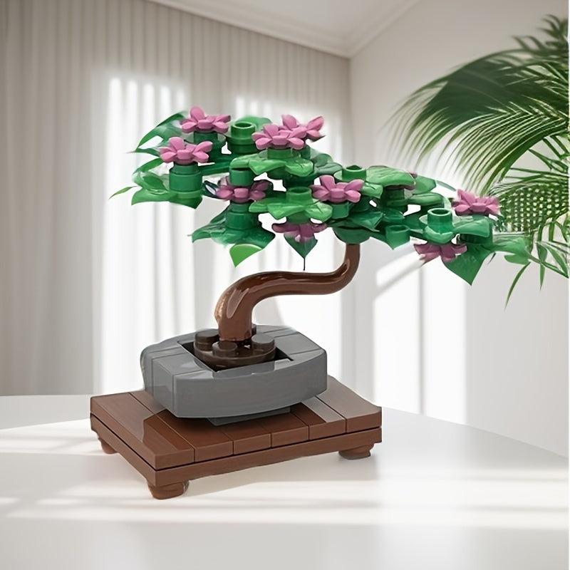 54pcs Bonsai Trees Building Block Toy Set for Boys Girls Adul