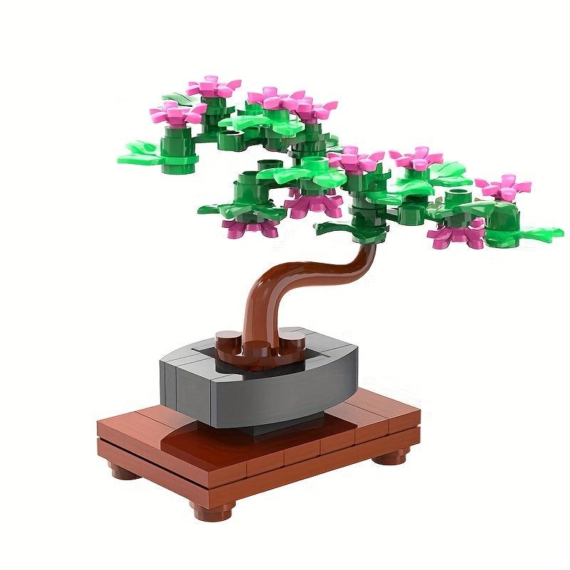 54pcs Bonsai Trees Building Block Toy Set for Boys Girls Adul