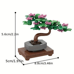 54pcs Bonsai Trees Building Block Toy Set for Boys Girls Adul