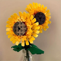 DIY Building Blocks Flower Ornaments for Christmas Halloween Thanksgiving