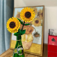 DIY Building Blocks Flower Ornaments for Christmas Halloween Thanksgiving