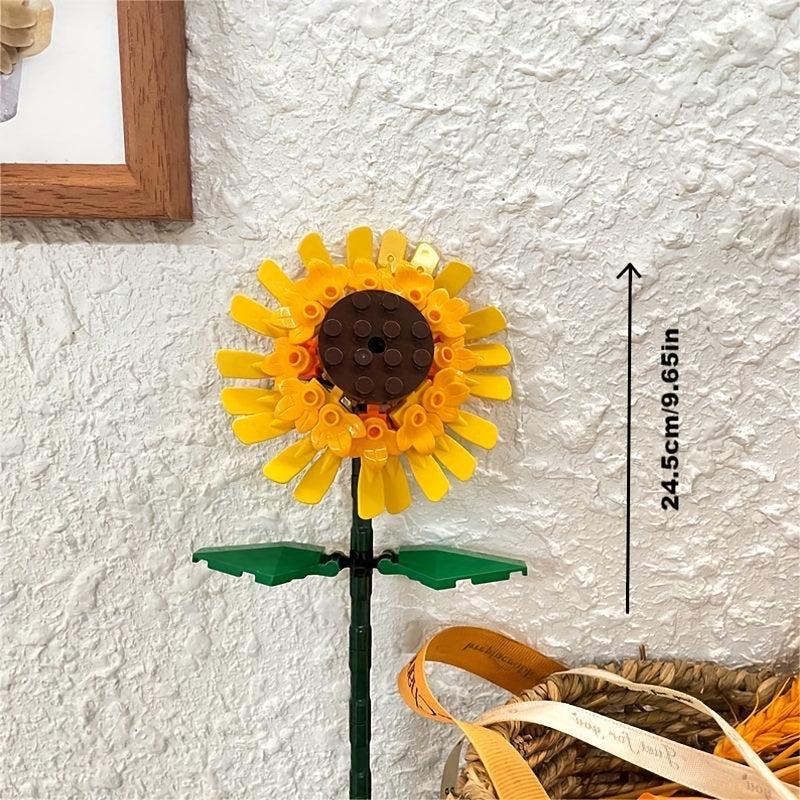 DIY Building Blocks Flower Ornaments for Christmas Halloween Thanksgiving