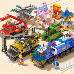 Small Particle Building Blocks Toy Model Gift for Kids