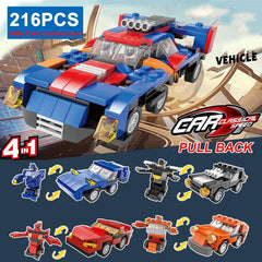 216pcs City Sports Car Building Blocks Toy Gift