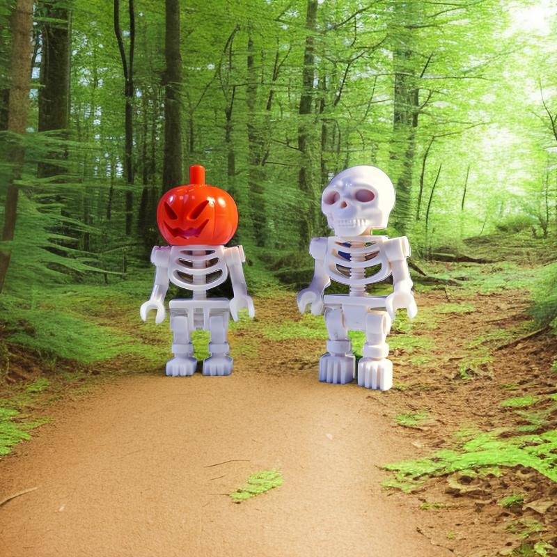Halloween Pumpkin Skull Building Blocks Toy