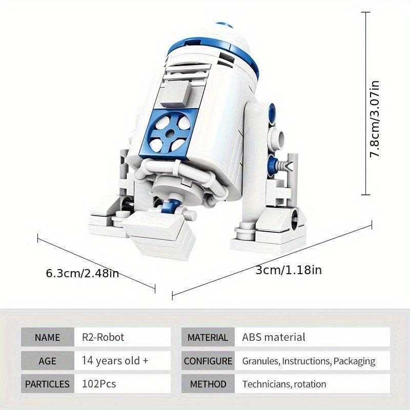 R2 Robot Building Block Kit Toy Science Fiction Gift For Kids