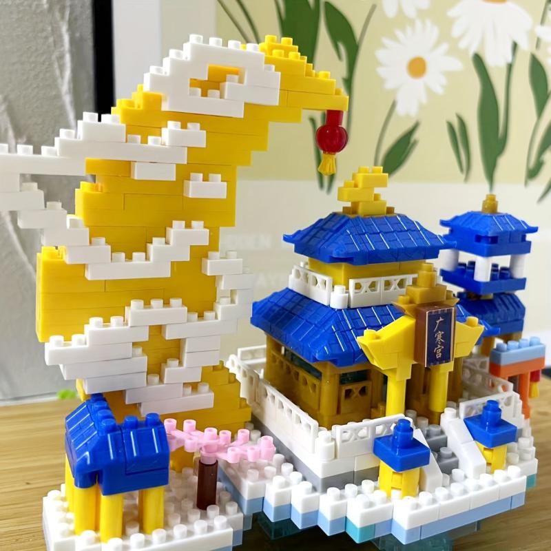 Building Blocks Chinese Style Ancient Building Puzzle Toy Gift