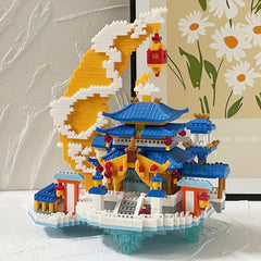 Building Blocks Chinese Style Ancient Building Puzzle Toy Gift
