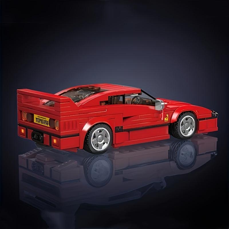 8 Grid Car Racing Model Toy Building Blocks