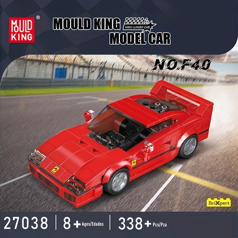 8 Grid Car Racing Model Toy Building Blocks